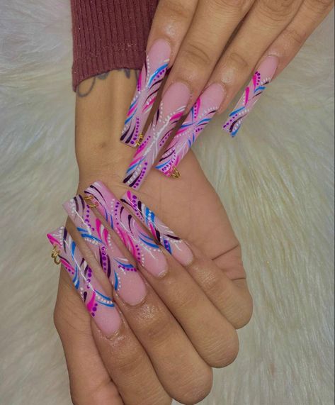 90s Nails, Future Nails, Stilleto Nails Designs, Retro Nails, Acrylic Toe Nails, Black Acrylic Nails, Celebrity Nails, Nail Candy, Dope Nail Designs