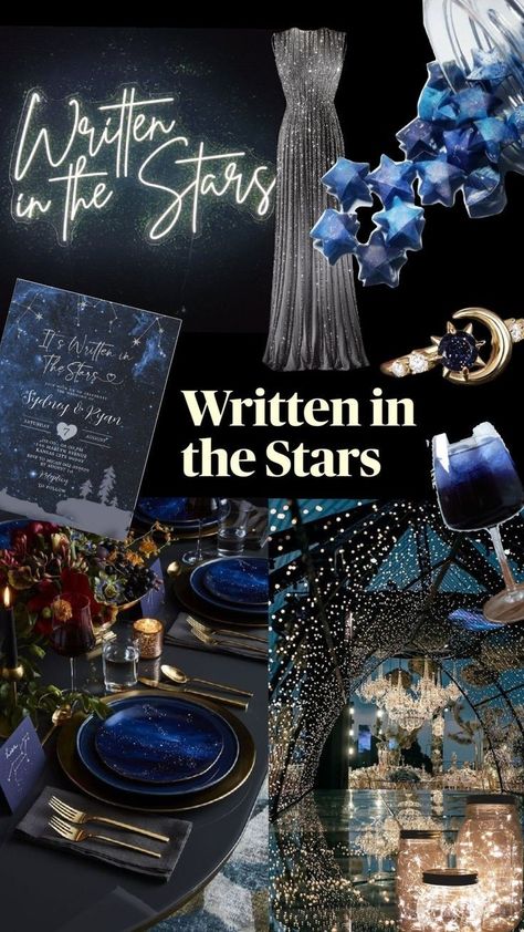 Space Wedding Theme, Prom Venues, Labor Day Wedding, Starry Night Prom, Celestial Wedding Theme, Solstice Party, Galaxy Wedding, Gala Themes, Starry Night Wedding