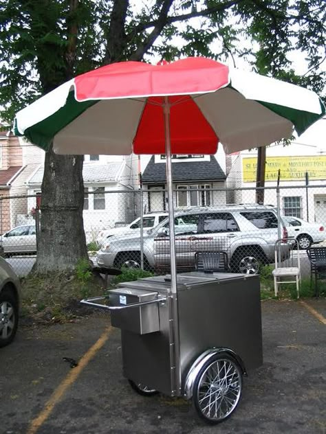 Ice Cream Carts, Good Humor Ice Cream, Foodtrucks Ideas, Street Food Design, Food Stall Design, Gerobak Dorong, Terrasse Design, Mobile Food Cart, Push Cart