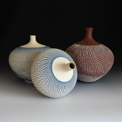 Durham County pottery tour aims to celebrate and educate attendees on local art - The Daily Tar Heel Klein Bottle, Bottle Shapes, Pottery Making Illustrated, Math Professor, Ceramic Glazing, Glazing Ideas, Durham County, Tar Heel, Decorative Lines