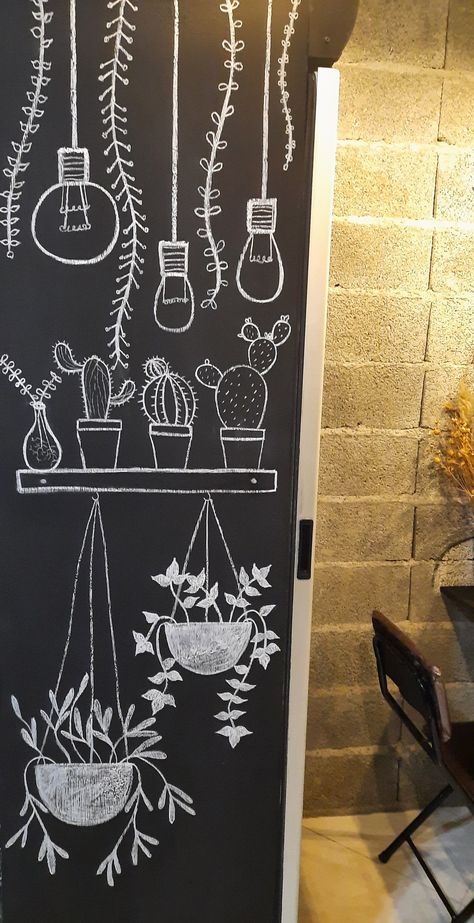 Chalk Wall Art, Chalkboard Drawing, Chalkboard Wall Art, Blackboard Art, Kitchen Chalkboard, Chalk Wall, Chalkboard Drawings, طابع بريدي, Chalkboard Lettering