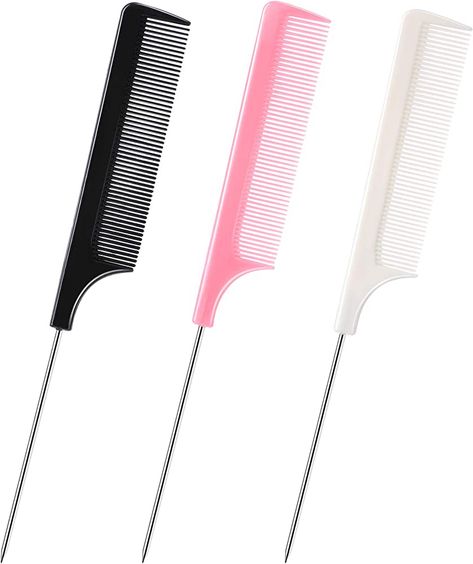 Women Barber, Fine Tooth Comb, Straighten Hair, Rat Tail Comb, Rat Tail, Amazon Beauty, Styling Brush, Hair Essentials, Amazon Beauty Products