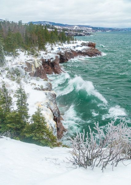 North Shore of Lake Superior - Ken Harmon Textile Landscapes, Thunder Bay Canada, Tettegouche State Park, Duluth Minnesota, Thunder Bay, Winter Storm, Lake Superior, North Shore, Great Lakes