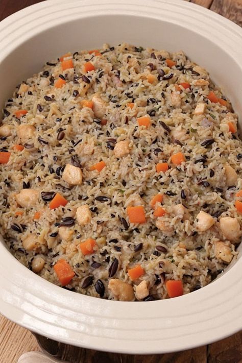 Chicken Wild Rice Casserole Recipe

Ingredients

- 2 cups cooked wild rice
- 2 cups cooked, shredded chicken
- 1 cup chopped celery
- 1 cup chopped onion
- 1 cup sliced mushrooms
- 1 can (10.5 oz) cream of chicken soup
- 1 cup chicken broth
- 1/2 cup milk
- 1 teaspoon garlic powder
- 1/2 teaspoon black pepper
- 1/2 teaspoon salt
- 1 cup shredded cheddar cheese
- 1/2 cup chopped parsley (optional)

Full Cooking Instructions on... Recipes Using Cooked Wild Rice, Chicken Wild Rice Casserole, Benefits Of Chicken, Chicken Wild Rice, Wild Rice Recipes, Wild Rice Casserole, Mushroom Casserole, Cooking Wild Rice, Rice Casserole Recipes