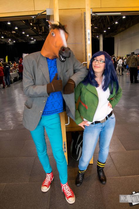 Bojack Halloween Costume, Bojack Horseman And Diane, Bojack Horseman Cosplay, Wlw Halloween Costume, Womens Halloween Costume Ideas Unique, Weird Halloween Costumes, Bojack Horseman Costume, Halloween Costume Ideas Unique, Bad Halloween Costumes