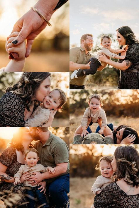 Planning your outdoor family photos soon and looking for the best way to document your little family?! Whatever makes you all feel the most comfortable, happy, safe, and allows you to have fun is the best place! Enjoy your babies, smile with your loved ones, and have fun celebrating your life! Click to see more from this golden hour outdoor family photos session! | Austin Lifestyle Family Photographer Beach Photoshoot Family, Things To Photograph, Family Photos With Baby, Fun Family Photos, Holiday Photoshoot, Outdoor Family Photos, Maternity Brands, Sunset Session, Beach Sessions