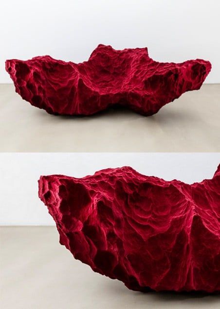 Avant Garde Furniture, Avant Garde Home, Avant Garde Interior Design, Avant Garde Decor, Avant Garde Design, Red Sculpture, Los Angeles Interior Design, Sculptural Furniture, Innovative Furniture