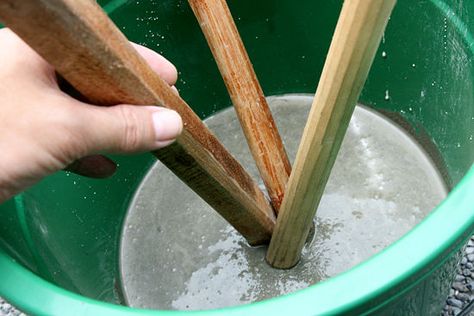 3 Ways to Make a Concrete Stool - wikiHow Concrete Creations, Concrete Stool, Wooden Poles, Cement, Make It, Craft Ideas, Garage, Create Your, Create Your Own