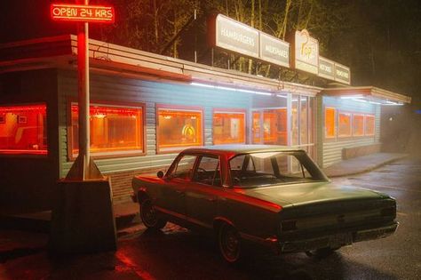 Cheryl Blossom Aesthetic, The Wombats, New Retro Wave, Veronica Lodge, Arte Cyberpunk, Urban Life, Neon Lights, Abandoned Places, Night Photography