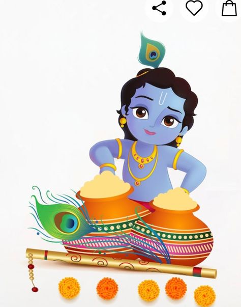 Krishna Cake Topper Printable, Bord Decorations, Krishna Matki, Janmashtami Art, Car Cutout, Cartoons Krishna, Krishna Image, School Wall Decoration, Janmashtami Images