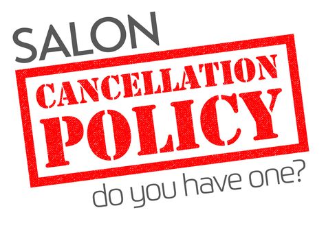 Salon Cancellation Policy, Salon Policies, Salon Openings, Hair Salon Tools, Hair Salon Business, Cosmetology Student, Policy Template, Salon Business, Professional Hairstylist