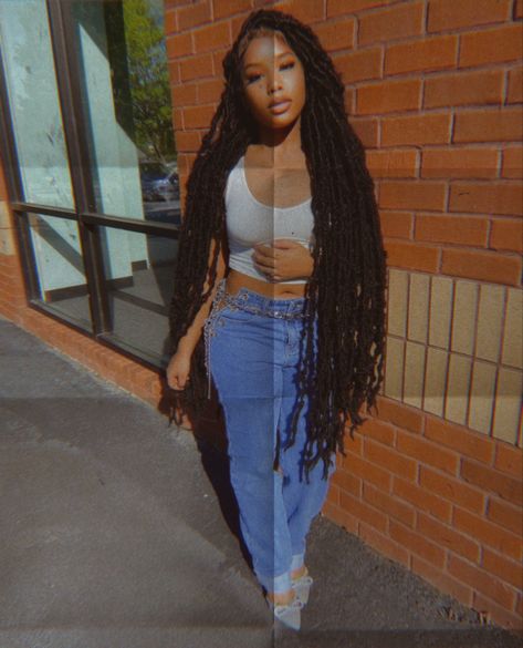 Thigh Length Butterfly Locs, Back Length Butterfly Locs, Large Long Butterfly Locs, Long Butterfly Locs, Neat Butterfly Locs, Butterfly Locs, Butterflies Locs Long, Hair Game, Short Hair Styles Pixie