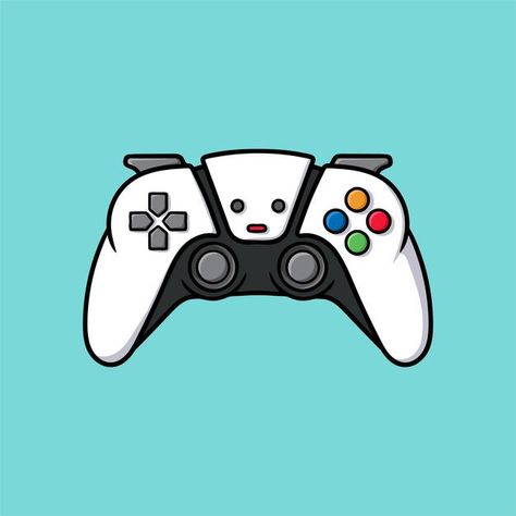 Joystick game controller console joypad ... | Premium Vector #Freepik #vector #logo #technology #hand #computer Console Game, Joystick Drawing, Joystick Logo, Games Logo, Holding Controller Drawing, Controller Illustration, Game Controller Drawing, Gaming Controller Logo, Gaming Controller Illustration