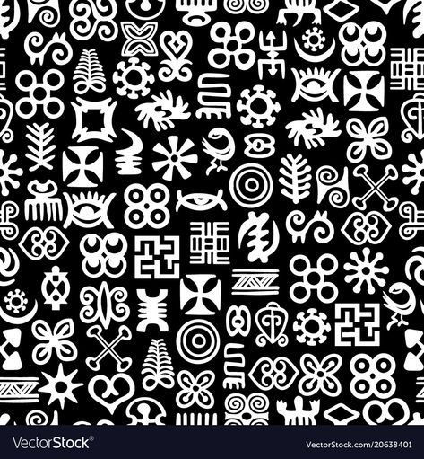 Black And White African Pattern, Black And White African Print, Ritual Symbols, African Anime, Collage Minimalist, Black And White Digital Art, Ghana Art, Minimalist Collage, White Digital Art