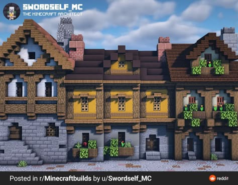 Minecraft Medieval Buildings, Villa Minecraft, Minecraft Medieval House, Minecraft Castle Designs, Medieval Street, Zicxa Photos, Minecraft Town, Minecraft Kingdom, Minecraft City Buildings