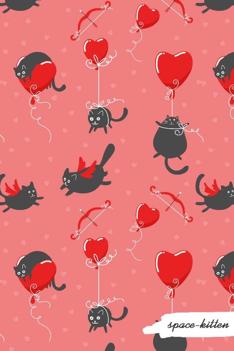 Valentines Wallpaper Iphone, Valentines Day Cat, Valentine Picture, Valentine Background, Cat Background, Valentines Wallpaper, Valentines Day Background, Holiday Wallpaper, Cat Valentine