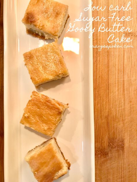 Trip To Savannah Georgia, Ooey Gooey Butter Cake, Gooey Cake, Gooey Butter, Low Carb Cake, Gooey Butter Cake, Butter Cake Recipe, Sugar Free Low Carb, Keto Cake