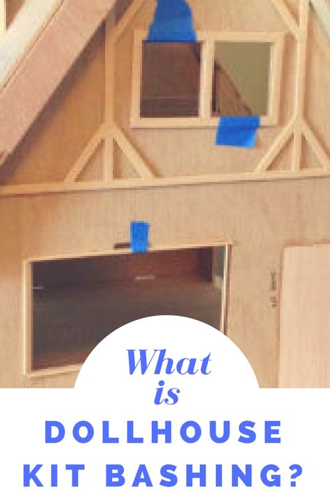 Ever wonder what people mean when they talk about dollhouse kit bashing? If so, here's what it is! Doll House Attic Ideas, Dollhouse Addition Diy, Dollhouse Kit Bashing, Dollhouse Color Schemes, Real Good Toys Dollhouse, Diy Rug Painting, Dollhouses Ideas, Orchid Dollhouse, Dollhouse Crafts