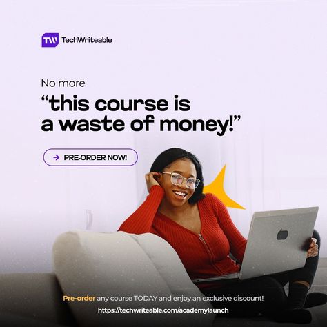 TechWriteable Academy launches TOMORROW! Our courses are packed with practical, value-driven contents that give you REAL results. 🙌 💥40% discount on courses you pre-order TODAY No more buyer’s remorse – just skills that will level up your career. 🚀 🔗https://techwriteable.com/academylaunch Brand Guidelines Design, Content Design, Contents Design, Real Results, Ads Creative, Brand Guidelines, Media Design, Social Media Design, Level Up