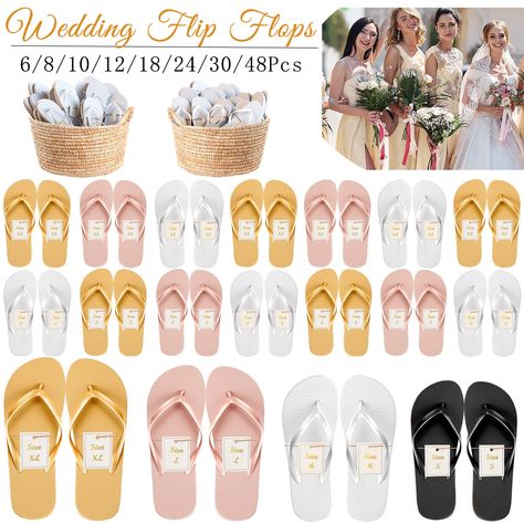 Bridesmaid Flip Flops, Wedding Reception Favors, Bulk Wedding Favors, Wedding Flip Flops, Gifts For Guests, Wedding Slippers, Wedding Favor Boxes, Wedding Gift Favors, Team Bride