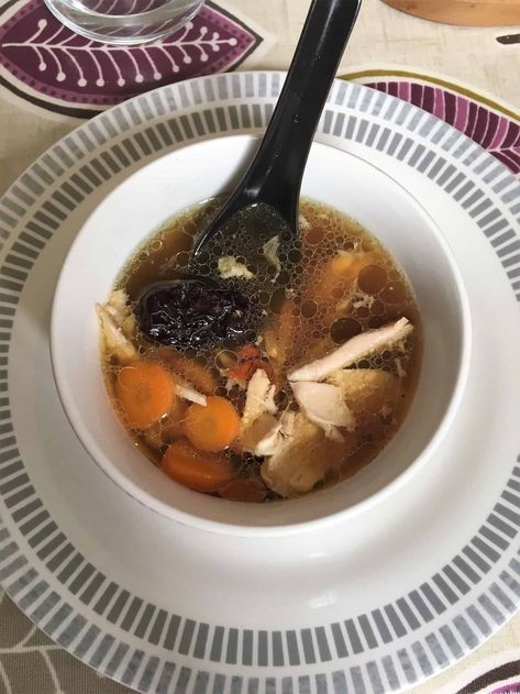 Chinese Postpartum Soup, Postpartum Chicken Soup, Asian Postpartum Meals, Chinese Postpartum Meals, Postpartum Nourishment, Postpartum Soup, Postpartum Confinement, Chinese Confinement, Postpartum Food