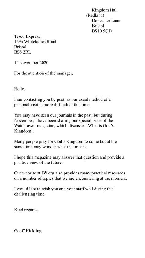 God's Kingdom Jw Letter, What Is Gods Kingdom Jw, What Is Gods Kingdom Jw Letter, Jw Letters Writing Ideas In English, Jw Letter Writing Samples English, Jw Sayings, Jw Notes, 2023 Letters, Jw Letters