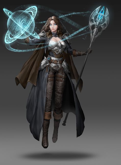 Anime Wizard, Sorceress Art, Female Wizard, 3d Karakter, D&d Minis, Witch Characters, Pathfinder Character, Female Armor, Female Character Concept