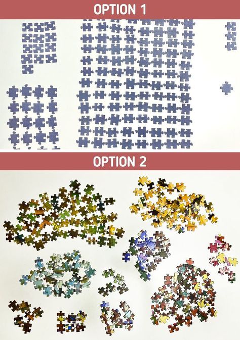 A lot of people really love jigsaw puzzles. They can calm us down, help us gather our thoughts, or teach us to work together as a family. But in order to avoid torturing yourself instead of having fun, you need to know how to do things right and fast. 5-Minute Crafts found out about the most effective methods you can use to solve jigsaw puzzles really quickly. Fast 5, Activity Ideas, A Lot Of People, 5 Minute Crafts, Having Fun, Jigsaw Puzzle, Jigsaw Puzzles, A Family, Need To Know