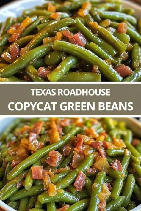 Texas Roadhouse Copycat Green Beans Green Bean Recipe With Bacon, Southern Style Fresh Green Beans, Texas Roadhouse Copycat Green Beans, Texas Roadhouse Green Beans Crockpot, Best Crockpot Green Beans, Homestyle Green Beans, Stovetop Fresh Green Beans, Paula Dean Green Beans, Outback Green Beans Recipe