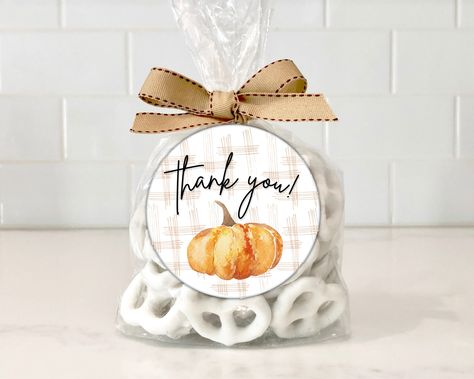 "Is a little pumpkin on the way? These printable pumpkin thank you tags are a great addition to a party favor for a fall baby shower, pumpkin baby shower or a little pumpkin is on the way baby shower. Simply print, cut out and add to your party favor.   WHAT WILL I RECEIVE? 1.  Non-editable PDF with six 3\"x3\" thank you tags on 8.5x11\" US standard paper (THIS PDF COMES AS IS, NOT EDITABLE) HOW DOES IT WORK? 1. Purchase this listing 2. After your payment is confirmed, download your PDF directly Pumpkin On The Way, Fall Baby Shower Party Favors, Little Pumpkin On The Way, Pumpkin Party Favors, Fall Baby Shower Favors For Guests, Pumpkin Baby Shower Ideas, Pumpkin Baby Shower Favors, Fall Baby Shower Favors, Lil Pumpkin Baby Shower Ideas