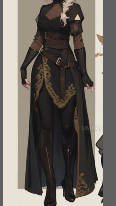 Steampunk Assassin, Assassin Outfit, Outfit Art, Female Armor, Super Hero Outfits, Dress Design Drawing, Fantasy Dresses, Book Clothes, Fantasy Gowns