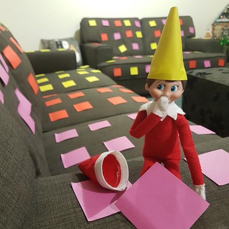 Elf Ideas Easy, Bad Elf, Elf Magic, Awesome Elf On The Shelf Ideas, Elf Activities, Xmas Elf, Elf Antics, Elf Fun, Elf On The Shelf Ideas