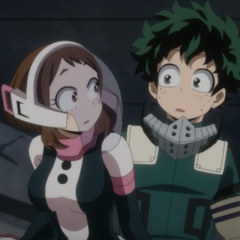 Izuocha Screencaps, Ochako Uraraka And Deku, Izuku Midoriya And Ochako Uraraka, Izuchako Matching Icons, Ochaco And Deku, Ochako And Deku, Uraraka Y Deku, Mha Widget, Deku X Ochako