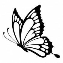 Butterfly Tattoo Stencil, Tattoo Diy, Butterfly Outline, Butterfly Stencil, Idee Cricut, Illustration Tattoo, Simple Butterfly, Butterfly Clip Art, Butterfly Tattoo Designs