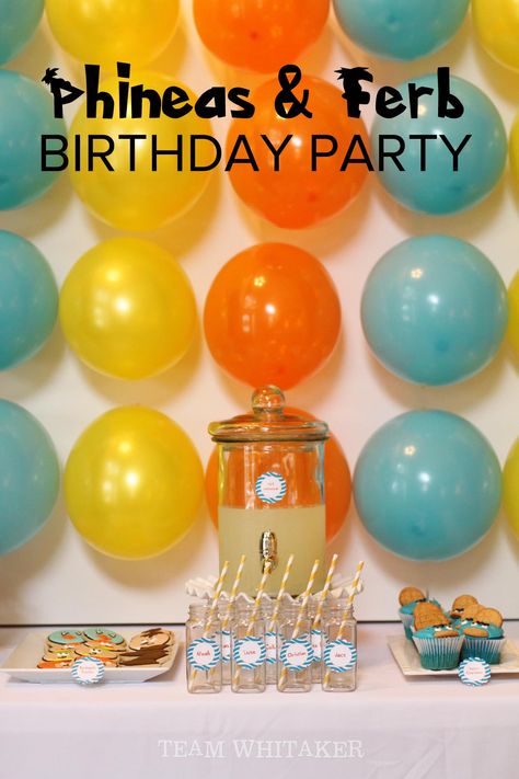 Phineas And Ferb Decorations, Phineas And Ferb Birthday Party, Phineas And Ferb Party, Phineas And Ferb Birthday, Sing With Me, Phineas E Ferb, Tyler James, Phineas Y Ferb, Live Big