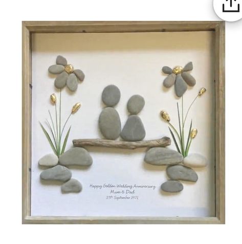 Canvas Rock Art Ideas, Pebble Art Ideas, Rock Pictures Diy Pebble Art, Stone Crafts Ideas, Pebble Art Ideas Inspiration, Rock Art Ideas, River Rock Decor, Rock Crafts Diy, Stone Artwork