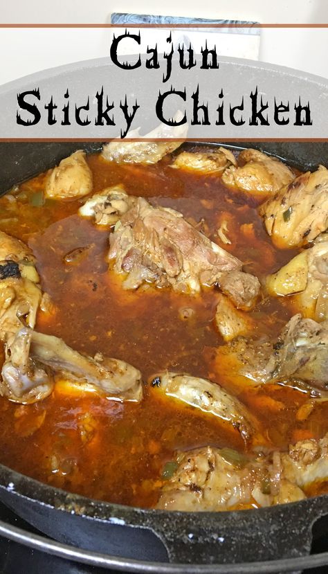 Chicken In A Gravy, Louisiana Rice And Gravy Recipes, Chicken Fricasse Recipe Cajun, Cajun Chicken Gravy, Rice And Gravy Recipes Cajun, Creole Chicken Recipes, Stew Chicken Recipe Southern, Cajun Sticky Chicken Recipe, Rice And Gravy Recipes