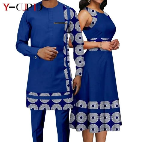 Stylish Matching African Outfits Couples | Matching African Attire Couples - African - Aliexpress Couples African Outfits, Nigerian Men Fashion, Traditional African Clothing, African Wear Styles For Men, African Attire For Men, African Dresses Men, African Shirts For Men, Stem Challenge, Couples Outfit