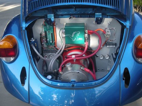 Electric Car Kit, Electric Car Engine, Diy Electric Car, Electric Motor For Car, Ev Conversion, Vw Buggy, Electric Car Conversion, Car Conversion, Vw Super Beetle