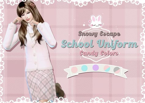 Sims 4 Cas Background Kawaii, Sims Cc Kawaii, Sims 4 Doll Cc, Sims 4 Cute Cc, Snowy Escape, Agejo Gyaru, Ts4 Mods, Clothes Cc, Cc Sims4