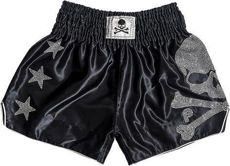 Muay Thai Women, Boxing Clothes, Muay Thai Shorts, Boxing Shorts, Mma Women, Fashion Shorts, Emo Outfits, Boys Haircuts, Muay Thai