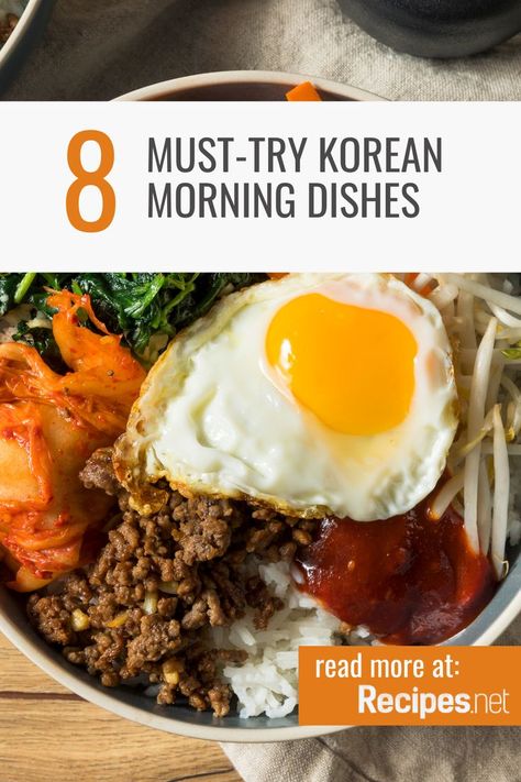 Discover 8 Must-Try Korean Morning Dishes that will add excitement to your breakfast routine! From savory soups to delicious rice dishes, these recipes are a perfect way to start your day. #KoreanBreakfast #MorningDishes #KoreanCuisine #BreakfastIdeas #MustTryRecipes Simple Korean Dishes, Korean Breakfast Soup Recipes, Traditional Korean Breakfast, Korean Breakfast Soup, Korean Breakfast Ideas, Korean Breakfast Aesthetic, Korean Dishes Recipes, Korean Breakfast, Crispy Pancakes