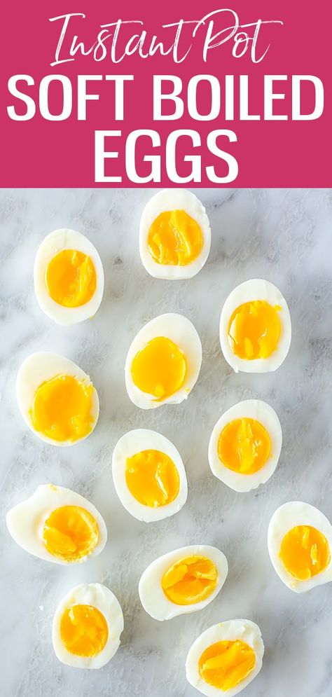 Medium Boiled Eggs Instant Pot, Soft Boiled Eggs Instant Pot, Instant Pot Soft Boiled Eggs, Pressure Cooker Eggs, Medium Boiled Eggs, Ramen Egg, Soft Egg, Steamed Eggs, Healthy Instant Pot Recipes