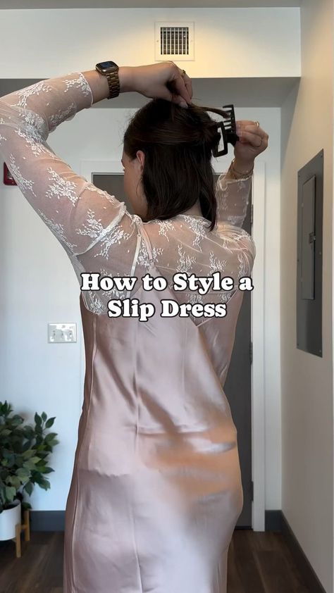 How to style a slip dress for spring! Featuring a midsize girl approved dress! I’m wearing a M top, L dress and size 9 boots#LTKmidsize#LTKVideo#LTKstyletip How To Style A Slip Dress, Style A Slip Dress, Slip Dress Outfit, Dress For Spring, Spring Inspiration, Dress Outfit, Outfit Idea, How To Style, Spring Outfit