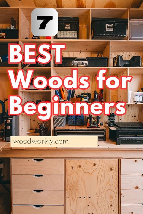 7 best woods for beginners Beginning Woodworking, Fun Wood Projects, First Woodworking Project, Woodworking Plans Pdf, Basement Remodel Diy, Remodel Diy, Handyman Projects, Woodworking Plans Beginner, Woodworking Power Tools