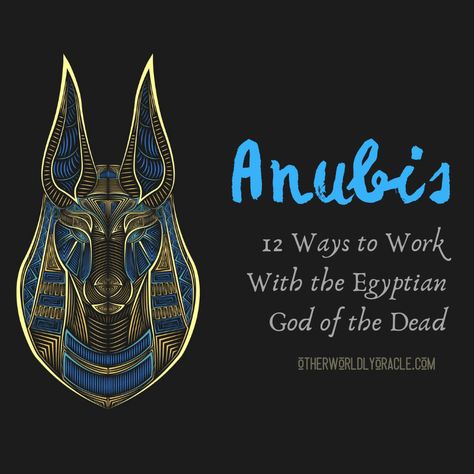 Who is Anubis, Egyptian God of Mummification? PLUS 12 Ways to Work With Him in your magical practice! Anubis Egyptian God Art, Anubis Magic, Working With Anubis, Anubis Altar, Anubis Deity, Anubis Facts, Egyptian Paganism, Egyptian Witch, Anubis Symbol