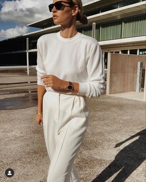 Anouk Yve Style, Anouk Yve, Elegante Casual, Wardrobe Edit, How To Hem Pants, Mode Inspo, 가을 패션, Looks Style, White Outfits