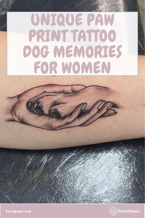 dog paw tattoos for women Tattoo Ideas Female Dog Paw, Paw Print Leg Tattoo, Dog Print Flower Tattoo, Multiple Paw Print Tattoo, Rose And Paw Print Tattoo, Multiple Dog Memorial Tattoos, Dog Sleeve Tattoos For Women, Real Paw Print Tattoo, Unique Paw Print Tattoo