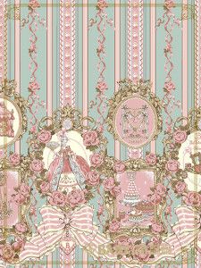 Marie Antoinette Background, Rococo Pattern, Rococo Aesthetic, Queen Portrait, Antoinette Dress, Shabby Chic Tea, Bg Design, Baby The Stars Shine Bright, Kawaii Wallpaper