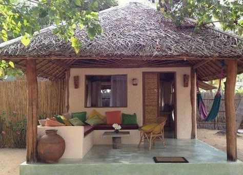 House Design Tropical, Hut House, African House, Bahay Kubo, Bamboo House Design, Tropical House Design, Mud House, Adobe House, Rest House